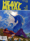 Heavy Metal February 1982 magazine back issue cover image