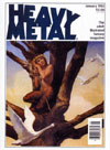 Heavy Metal January 1983 magazine back issue cover image