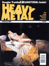 Heavy Metal February 1984 magazine back issue cover image
