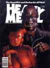 Heavy Metal March 1991 magazine back issue cover image
