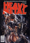 Heavy Metal November 1991 Magazine Back Copies Magizines Mags