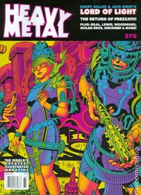 Heavy Metal # 276, September 2015 magazine back issue cover image