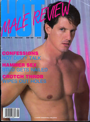 Hot Male Review May 1987 magazine back issue HMR (Hot Male Review) magizine back copy 