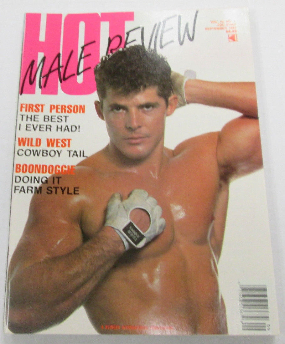 Hot Male Review September 1987 magazine back issue HMR (Hot Male Review) magizine back copy 