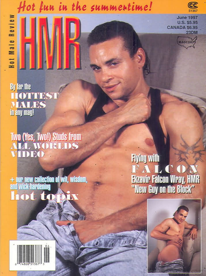 HMR (Hot Male Review) June 1997 magazine back issue HMR (Hot Male Review) magizine back copy 