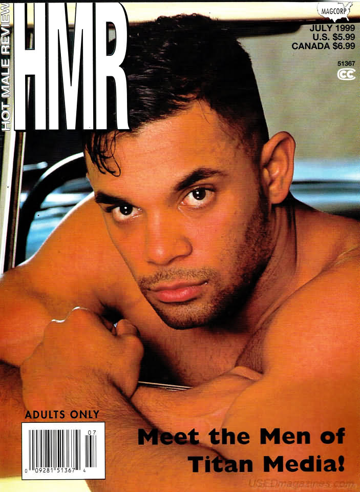 HMR (Hot Male Review) July 1999 magazine back issue HMR (Hot Male Review) magizine back copy 