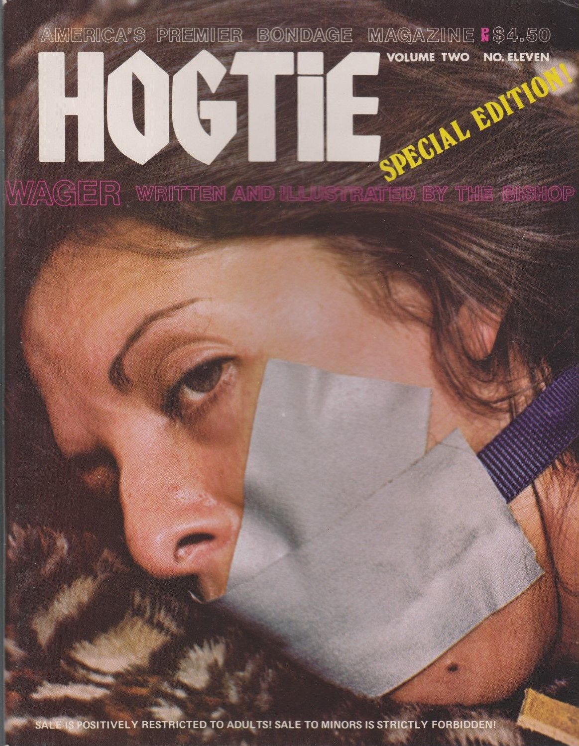 Hogtie Vol. 2 # 11 magazine back issue Hogtie magizine back copy 