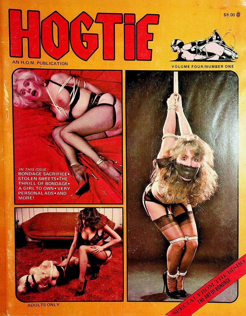 Hogtie Vol. 4 # 1 magazine back issue Hogtie magizine back copy 