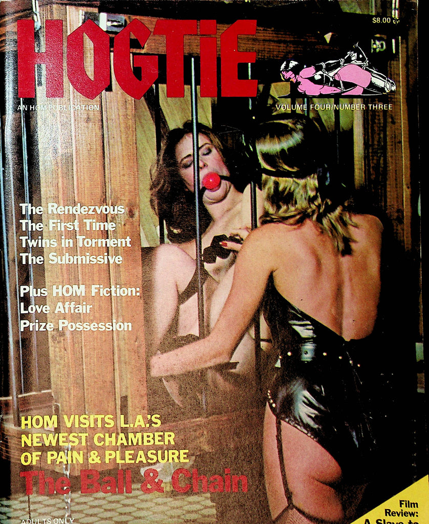 Hogtie Vol. 4 # 3 magazine back issue Hogtie magizine back copy 