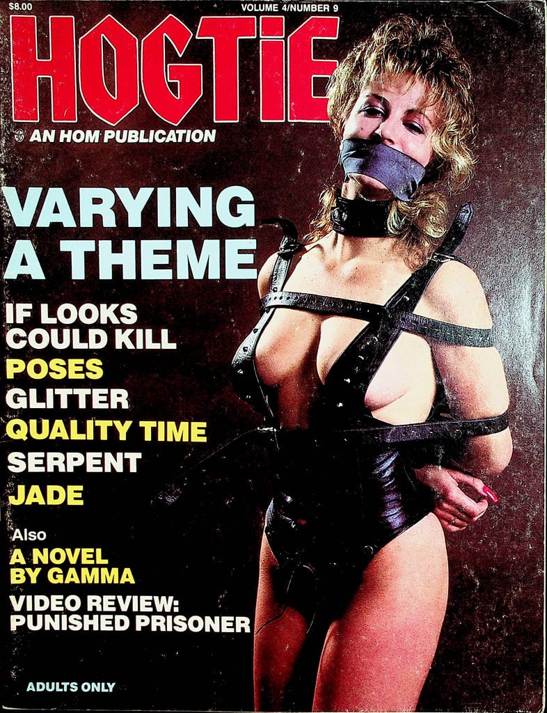 Hogtie Vol. 4 # 9 magazine back issue Hogtie magizine back copy 