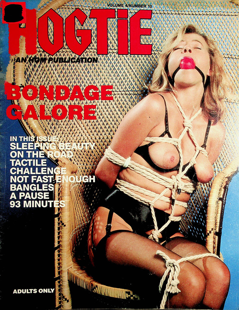 Hogtie Vol. 4 # 10 magazine back issue Hogtie magizine back copy 