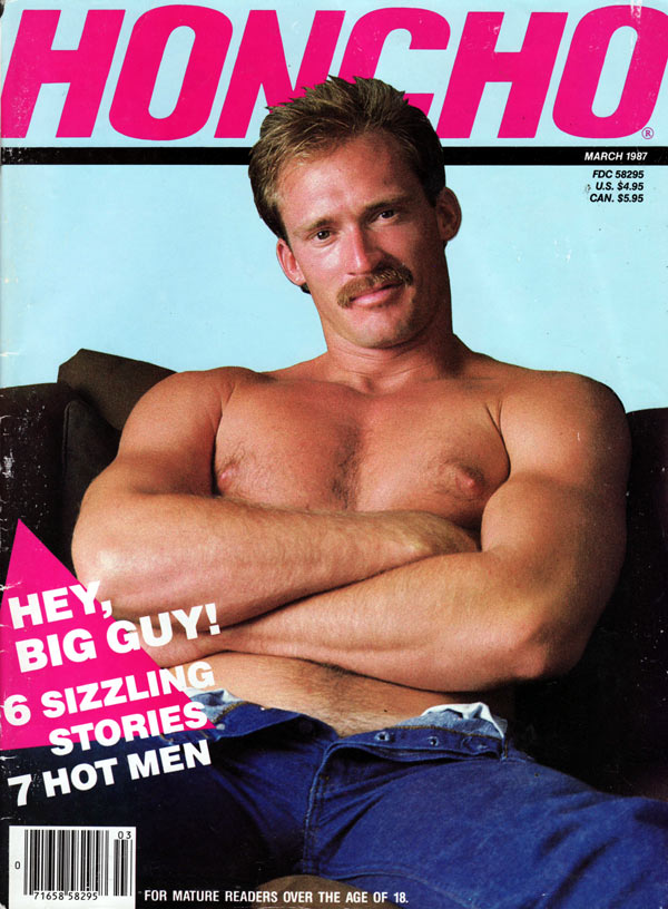 Honcho March 1987 magazine back issue Honcho magizine back copy honcho march 1987 magazine, used back issues gay male maga, hot men nude mature readers, hot xxx har