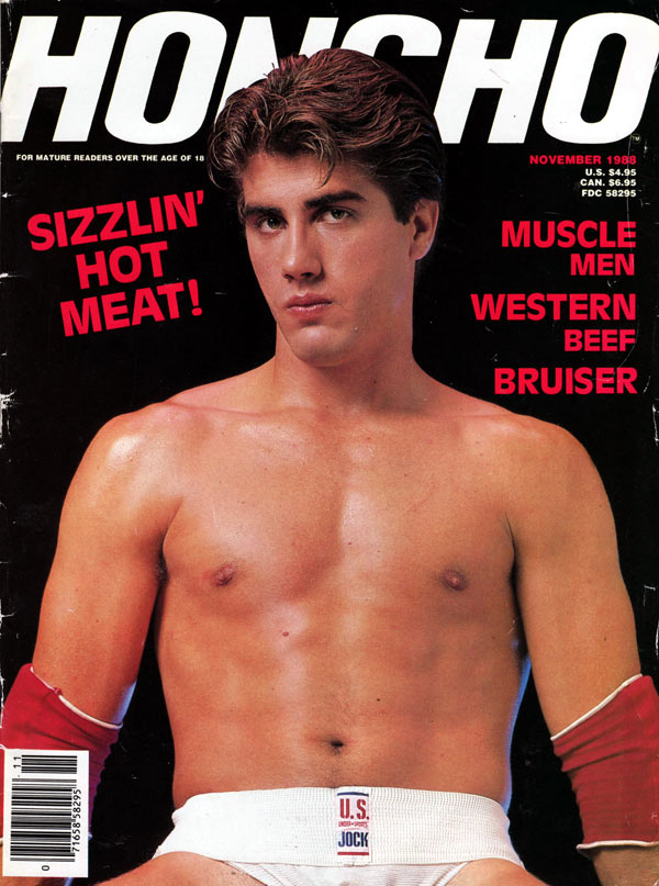 Honcho November 1988 magazine back issue Honcho magizine back copy honcho november 1988, muscle men, hot hardcore xxx nude men action, gay men magazine back issues hon