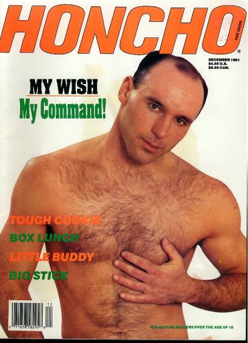 Honcho December 1991 magazine back issue Honcho magizine back copy Honcho December 1991 Gay Pornographic Adult Naked Mens Magazine Back Issue Published by Mavety Group. My Wish My Command!.