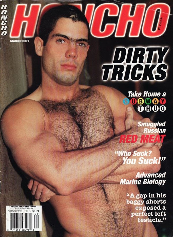 Honcho March 2001 magazine back issue Honcho magizine back copy honcho magazine 2001 back issues, steakhouse meat, like brothers in arms, xxx gay porn hardcore mag