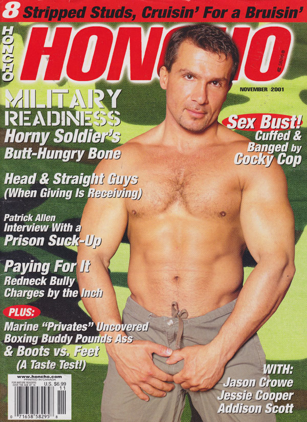 Honcho November 2001 magazine back issue Honcho magizine back copy honcho magazine back issues 2001 sexy studs all naked gay porn xxx huge muscles tight asses huge coc