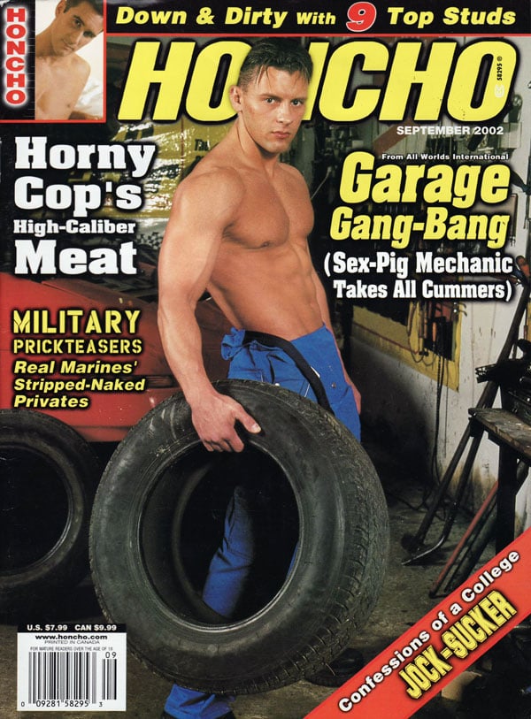 Honcho September 2002 magazine back issue Honcho magizine back copy honcho magazine 2002 back issues, steakhouse meat, like brothers in arms, xxx gay porn hardcore mag