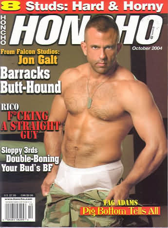 Honcho October 2004 magazine back issue Honcho magizine back copy Honcho October 2004 Gay Pornographic Adult Naked Mens Magazine Back Issue Published by Mavety Group. Coverguy Jon Galt.