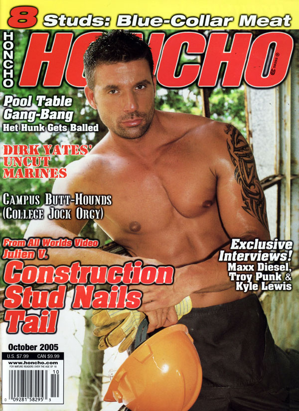 Honcho October 2005 magazine back issue Honcho magizine back copy october 2005 honcho magazine cover, marine hunks naked, gay gang bangs, naked hot guys, hard cocks a