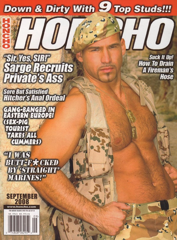 Honcho September 2008 magazine back issue Honcho magizine back copy honcho magazine hot naked horny men army guys nude xxx pix gay porn sex photos anal buff men naked m