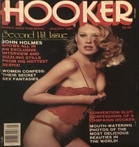 John Holmes magazine cover appearance Hooker January 1981