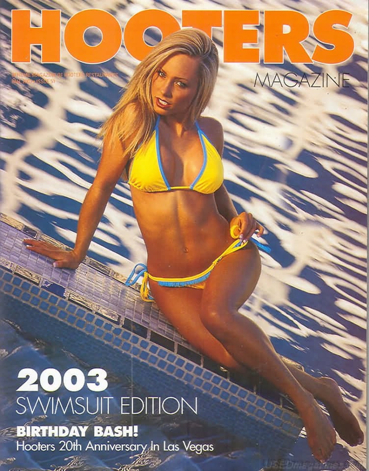 Hooters Fall 2003 magazine back issue Hooters magizine back copy 
