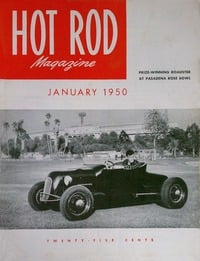 Sade magazine cover appearance Hot Rod January 1950