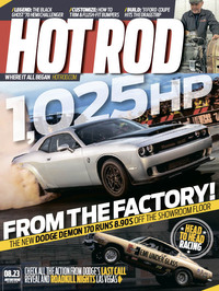 Hot Rod August 2023 magazine back issue
