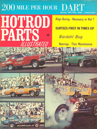 Hot Rod Parts January 1967 magazine back issue