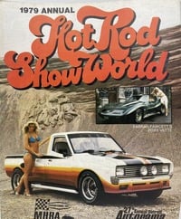 Farrah Fawcett magazine cover appearance Hot Rod Show World Annual 1979