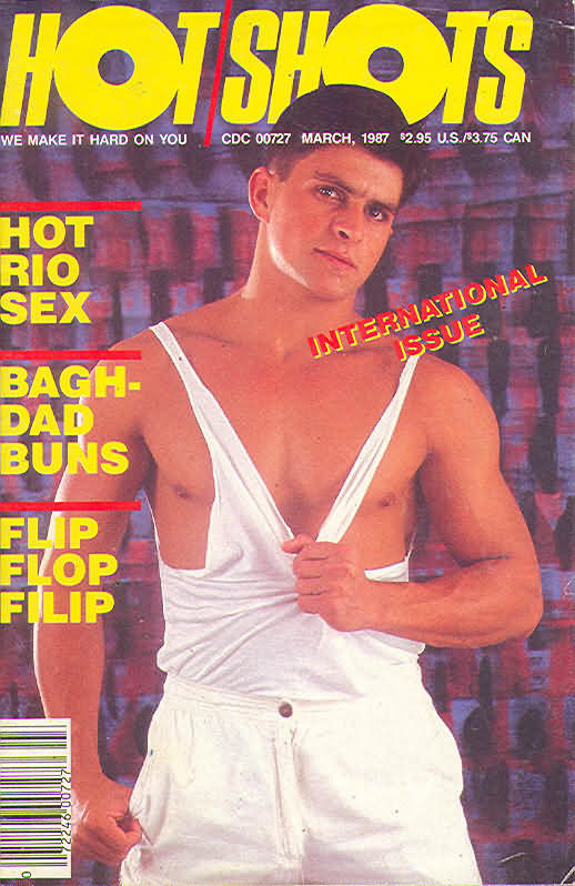 Hot Shots March 1987 magazine back issue Hot Shots by Year magizine back copy 