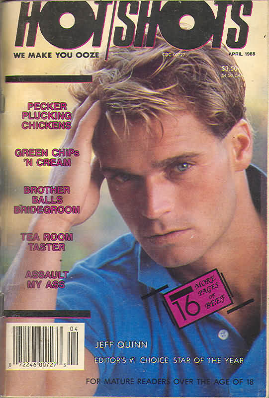 Hot Shots April 1988 magazine back issue Hot Shots by Year magizine back copy 