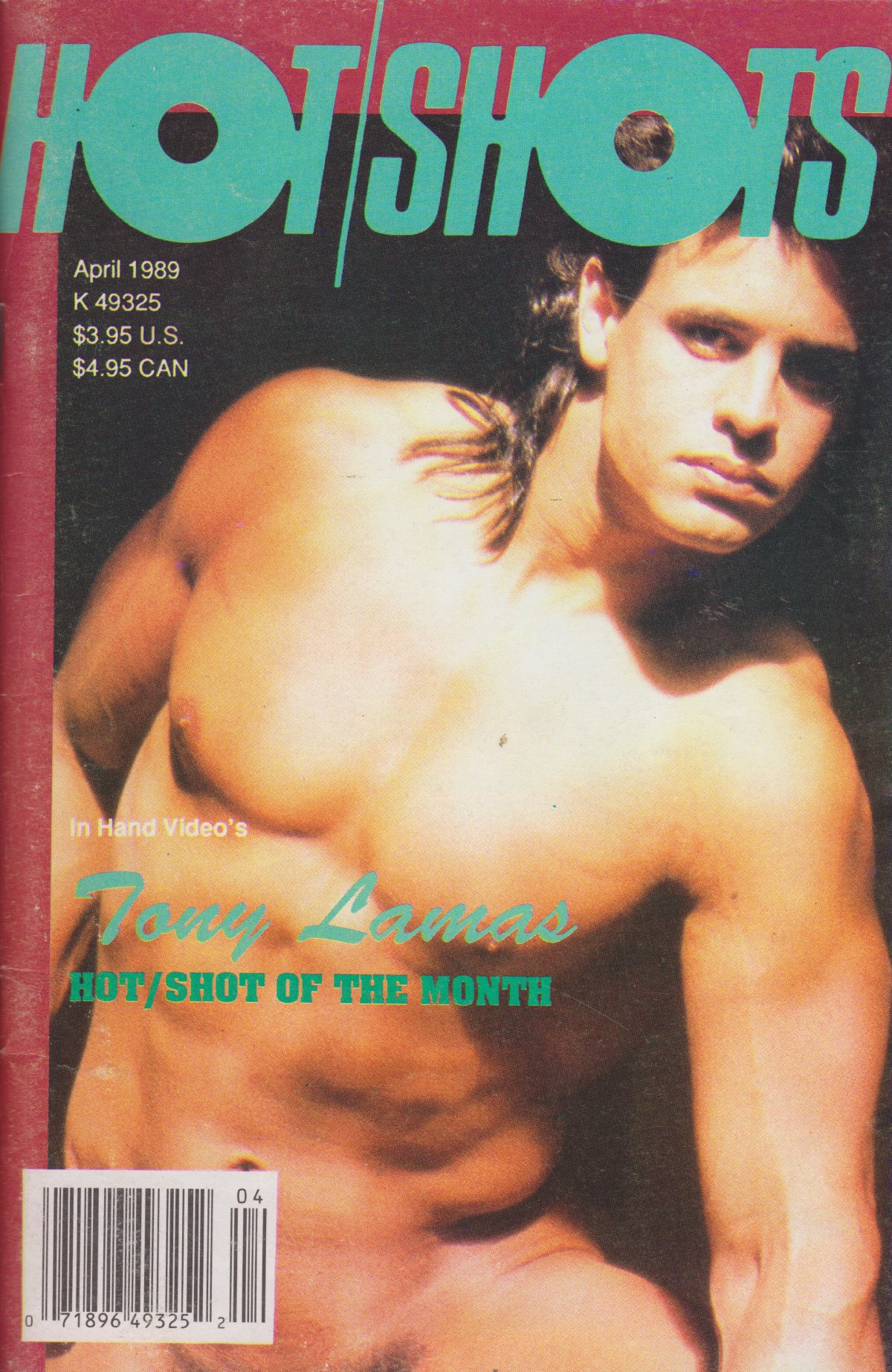 Hot Shots April 1989 magazine back issue Hot Shots by Year magizine back copy 