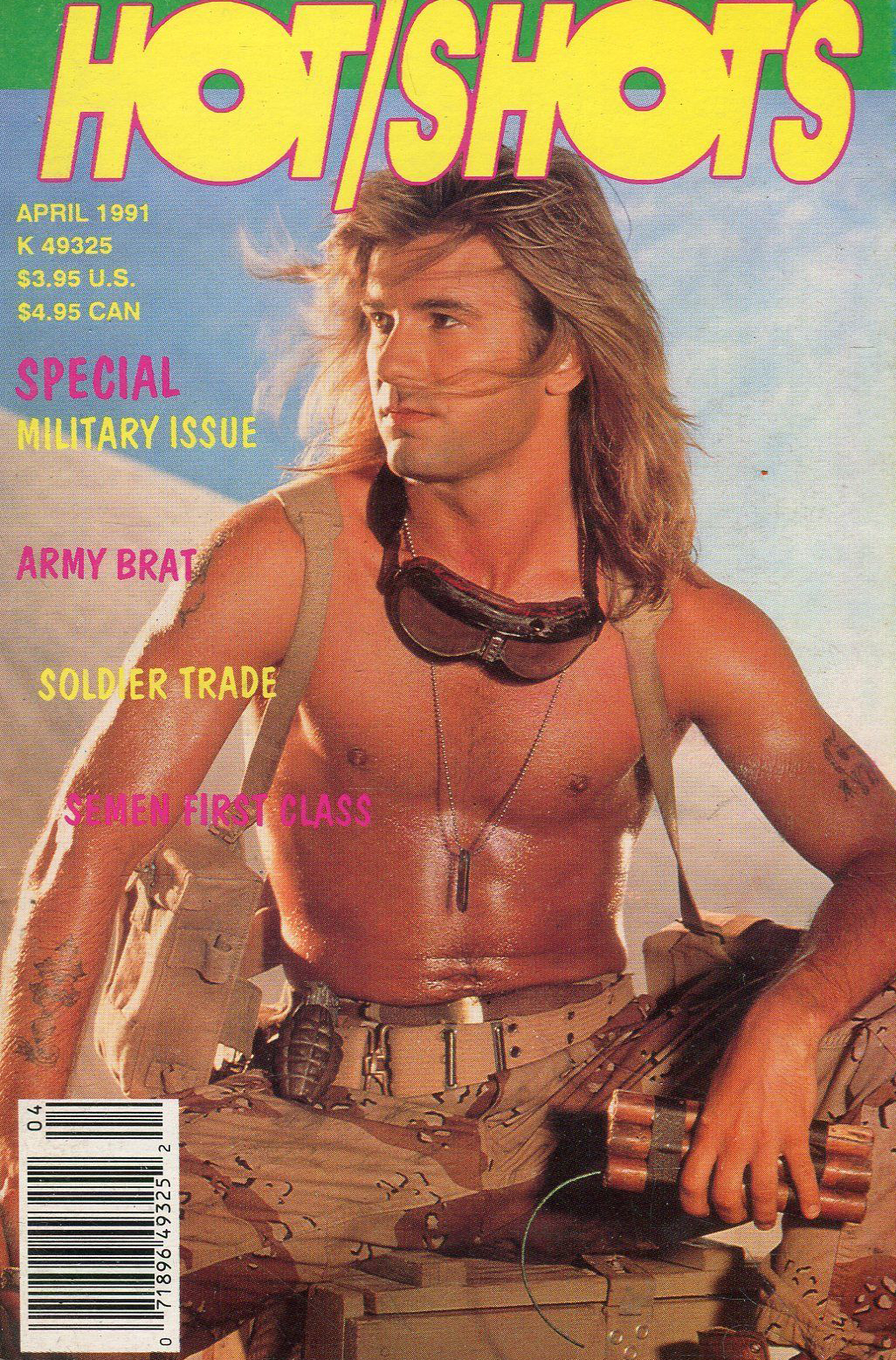 Hot Shots April 1991 magazine back issue Hot Shots by Year magizine back copy 
