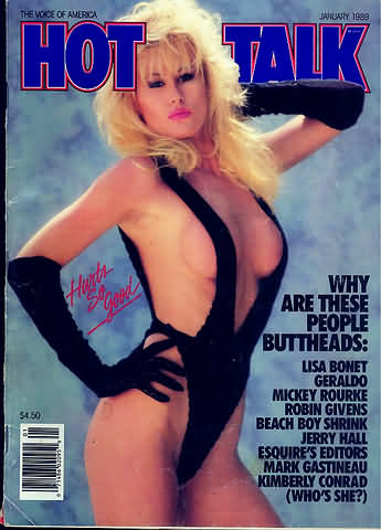 Hot Talk January 1989 magazine back issue Hot Talk magizine back copy 