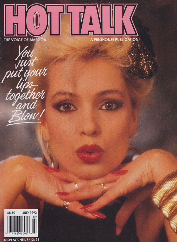 Hot Talk July 1993 magazine back issue Hot Talk magizine back copy hot talk porn magazine 1993 back issues penthouse hot horny babes naked erotic explicit pictorials d