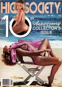 Clive McLean magazine cover appearance High Society International May 1986