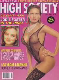 Sandra Scream magazine pictorial High Society International Edition July 1991