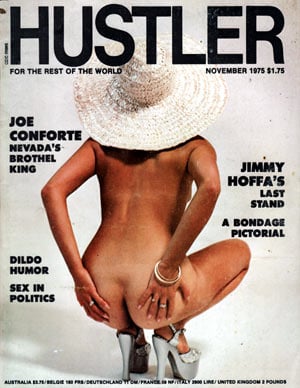 Hustler November 1975 magazine back issue Hustler magizine back copy hustler magazine back issues, amazing ladies nude, star interviews, adult comics, larry flynt,  1975