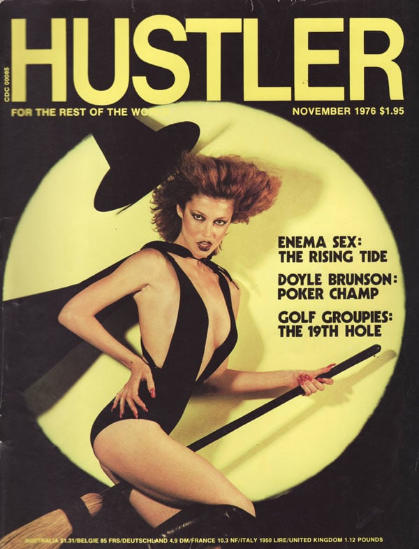 Hustler November 1976 magazine back issue Hustler magizine back copy hustler magazine back issues, amazing ladies nude, star interviews, adult comics, larry flynt,  1976