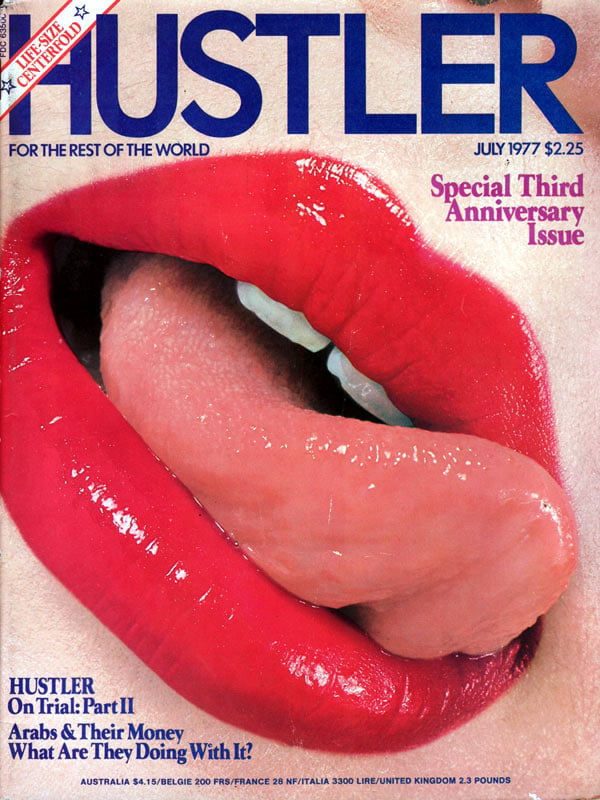 Hustler July 1977 magazine back issue Hustler magizine back copy hustler magazine back issues, amazing ladies nude, star interviews, adult comics, larry flynt,  1977