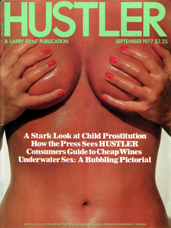 Hustler September 1977 magazine back issue Hustler magizine back copy hustler magazine back issues, amazing ladies nude, star interviews, adult comics, larry flynt,  1977