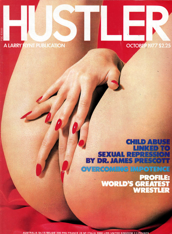Hustler October 1977 magazine back issue Hustler magizine back copy hustler magazine back issues, amazing ladies nude, star interviews, adult comics, larry flynt,  1977