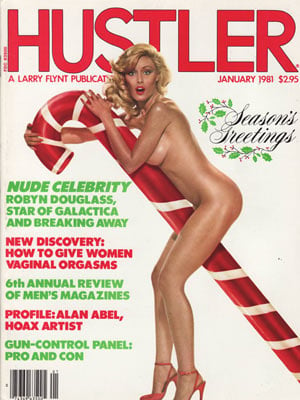 Hustler January 1981 magazine back issue Hustler magizine back copy hustler magazine back issues, amazing ladies nude, star interviews, adult comics, larry flynt,  1981