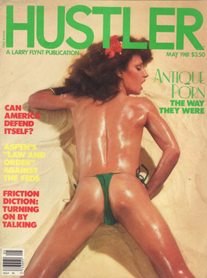 Hustler May 1981 magazine back issue Hustler magizine back copy hustler magazine back issues, amazing ladies nude, star interviews, adult comics, larry flynt,  1981