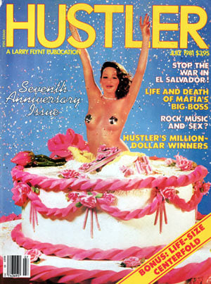 Hustler July 1981 magazine back issue Hustler magizine back copy hustler magazine back issues, amazing ladies nude, star interviews, adult comics, larry flynt,  1981