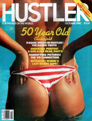 Hustler October 1982 magazine back issue Hustler magizine back copy hustler magazine back issues, amazing ladies nude, star interviews, adult comics, larry flynt,  1982