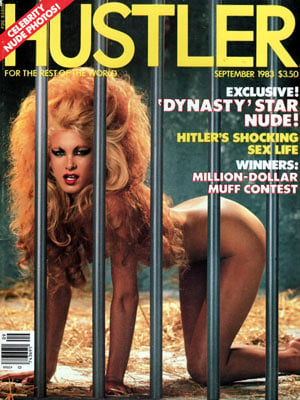 Hustler September 1983 magazine back issue Hustler magizine back copy hustler magazine back issues, amazing ladies nude, star interviews, adult comics, larry flynt,  1983