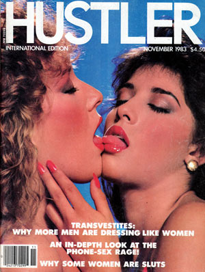 Hustler November 1983 magazine back issue Hustler magizine back copy hustler magazine back issues, amazing ladies nude, star interviews, adult comics, larry flynt,  1983