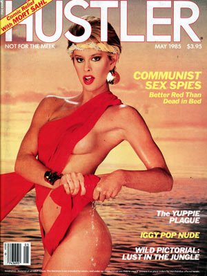 Hustler May 1985 magazine back issue Hustler magizine back copy hustler magazine back issues, amazing ladies nude, star interviews, adult comics, larry flynt,  1985